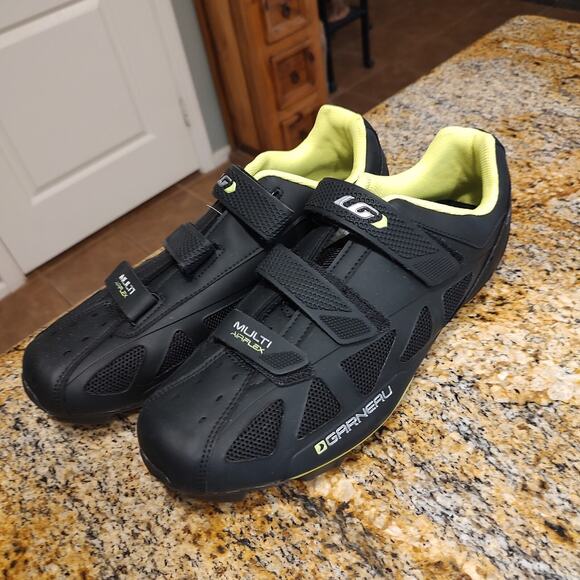 Louis Garneau Multi Airflex Cycling Shoes Black Bright Yellow Men\'s EU 48 US 13 main image 8